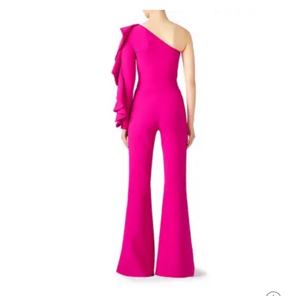 Christian Siriano
Fuchsia Ruffle Jumpsuit - Picture 2 of 4